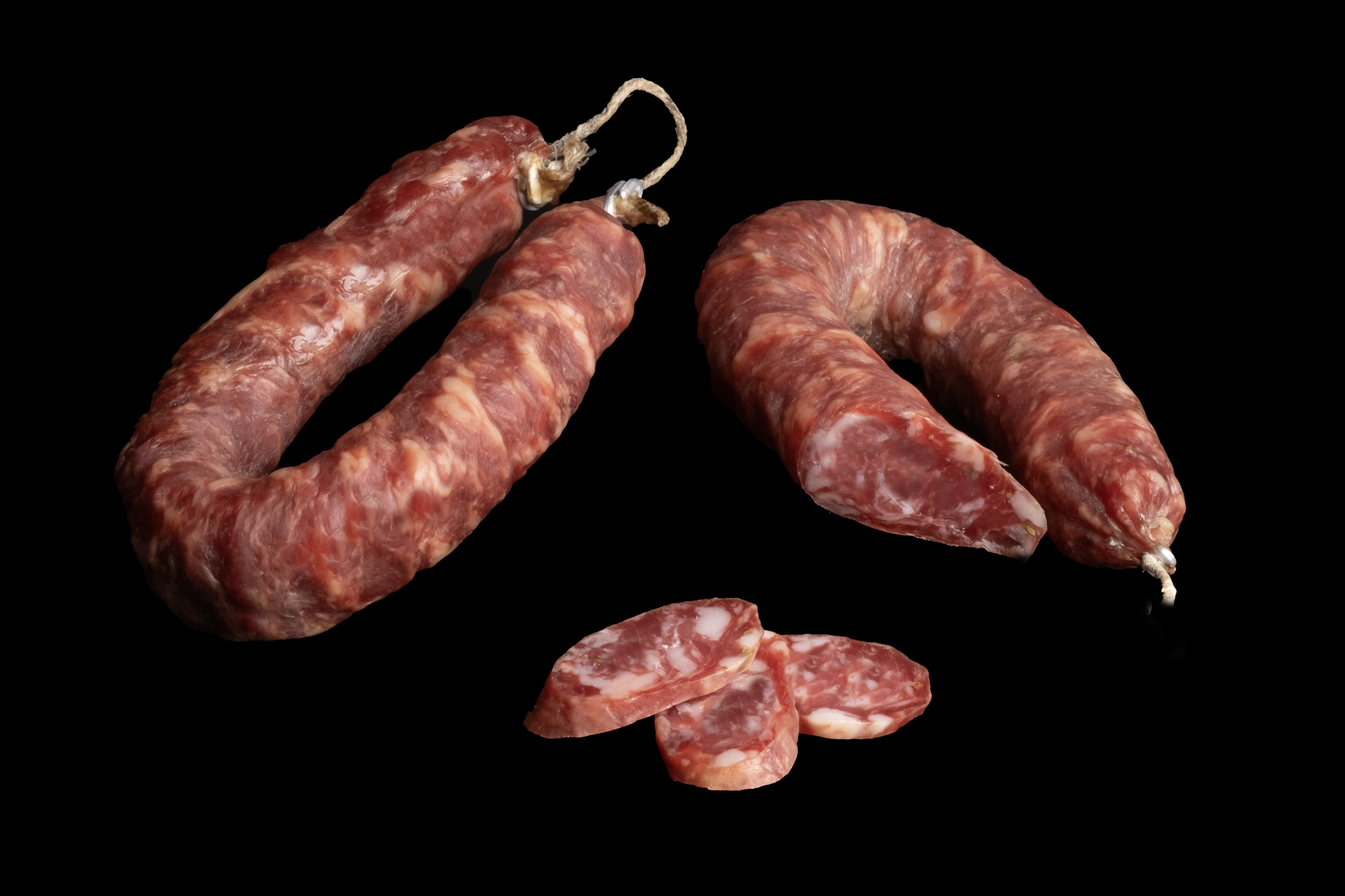 Salsiccia Curva Bianca Dolce - Salumi del Castello