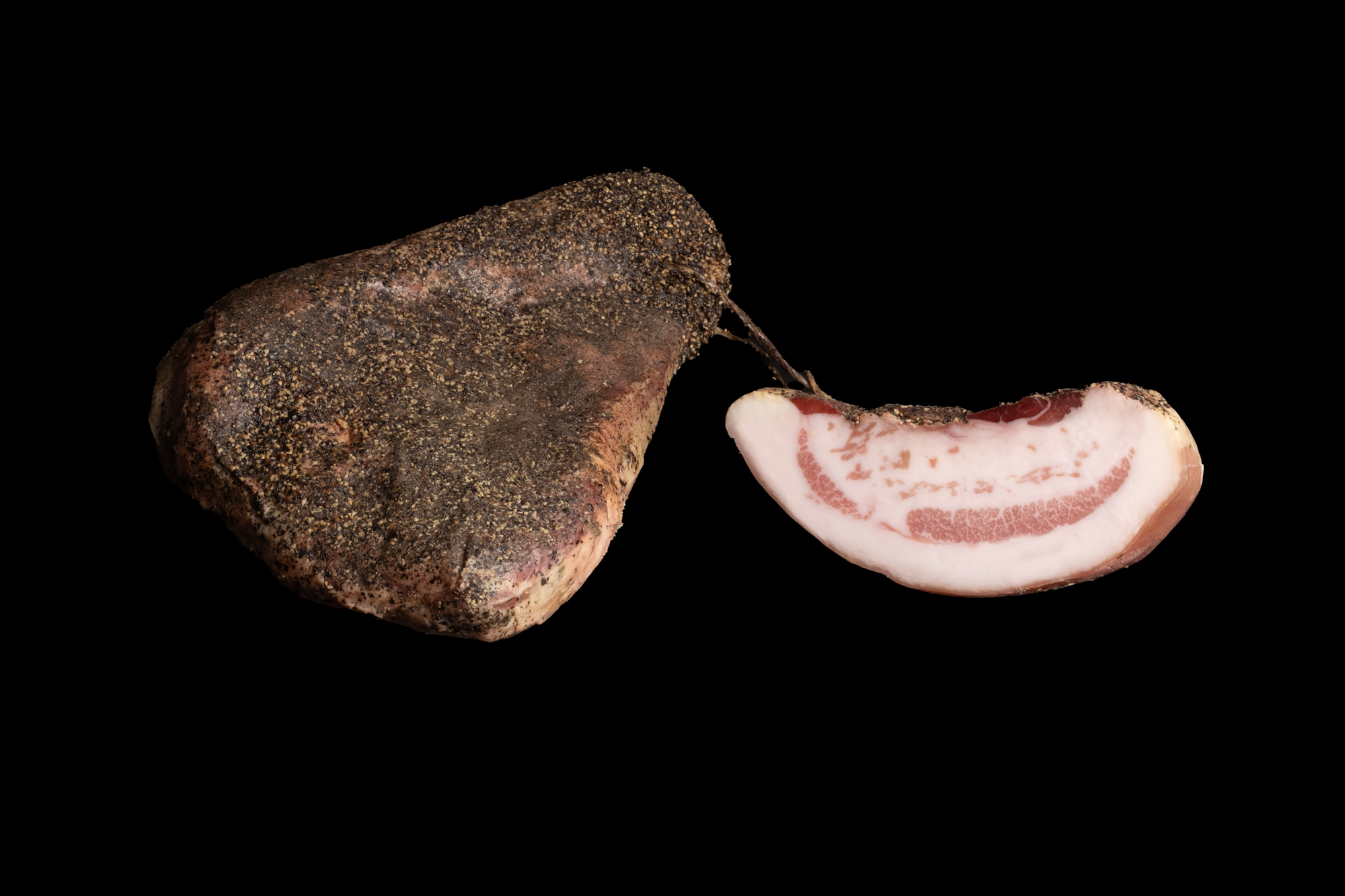 Guanciale al Pepe Nero - Salumi del Castello